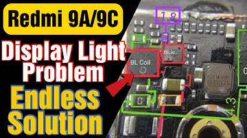 Mi 9a डिस्प्ले लाईट प्रोब्लम कैसे ठीक करे | Redmi 9A Display Light Solution | Mi 9A Light Solution
