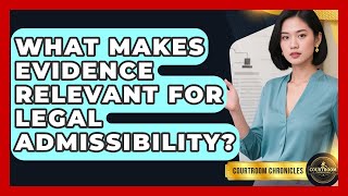 What Makes Evidence Relevant For Legal Admissibility? - Courtroom Chronicles