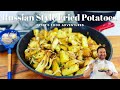 Russian Pan Fried Potatoes - So Easy