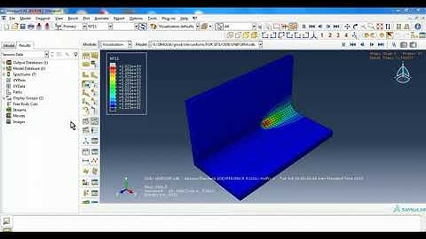 welding simulation by abaqus  www.abasimulia.ir @abaqus_welding result