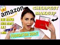 I I TRIED THE  CHEAPEST MAKEUP FROM AMAZON | OMG I AM SHOOK | SIMMY GORAYA