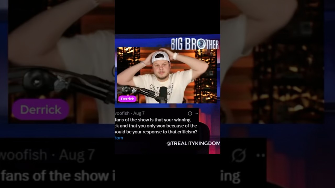Derrick opens up on new podcast episode! Go check it out! #BB27 #BigBrother #DerrickLevasseur #BB16 Derrick opens up on new podcast episode! Go check it out! #BB27 #BigBrother #DerrickLevasseur #BB16