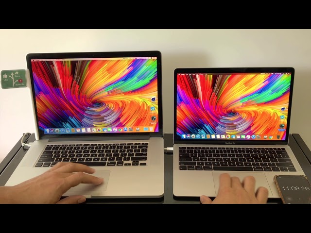 2018 Macbook Air 13" i5 vs 2015 Macbook Pro 15" i7 performance Comparison
