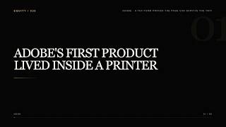 Adobe: The Company Inside the File