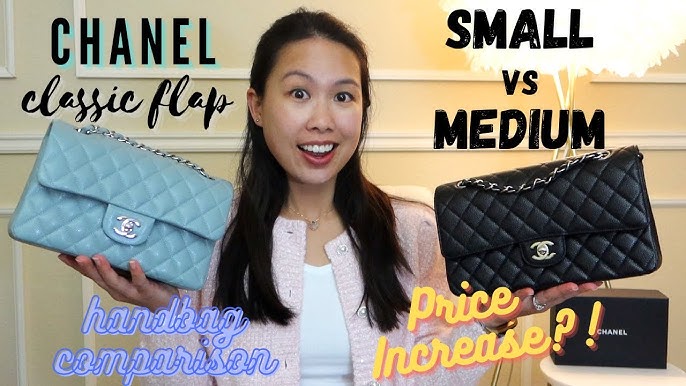 Chanel Flap Size Comparison  Jumbo, M/L, Mini, Square Mini 