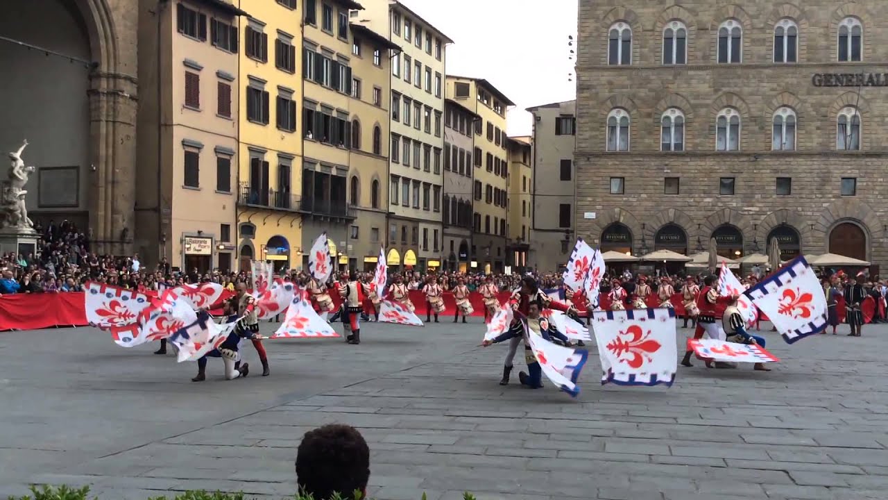 Trofeo Marzocco 2015: esibizione dei Bandierai degli Uffizi