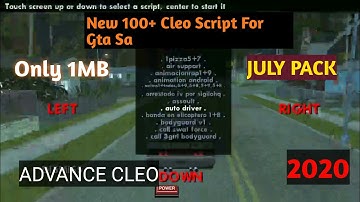 [LATEST] 100+ New Cleo script For Gta san Andreas Android 2020