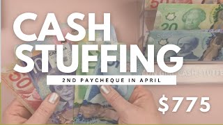 Cash Stuffing | 2nd April Paycheck | $725