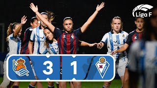 RESUMEN Y GOLES REAL SOCIEDAD vs SD EIBAR, Jornada 5, LIGA F