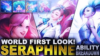 SERAPHINE IS HERE! WORLD FIRST ABILITY BREAKDOWN! | League of Legends