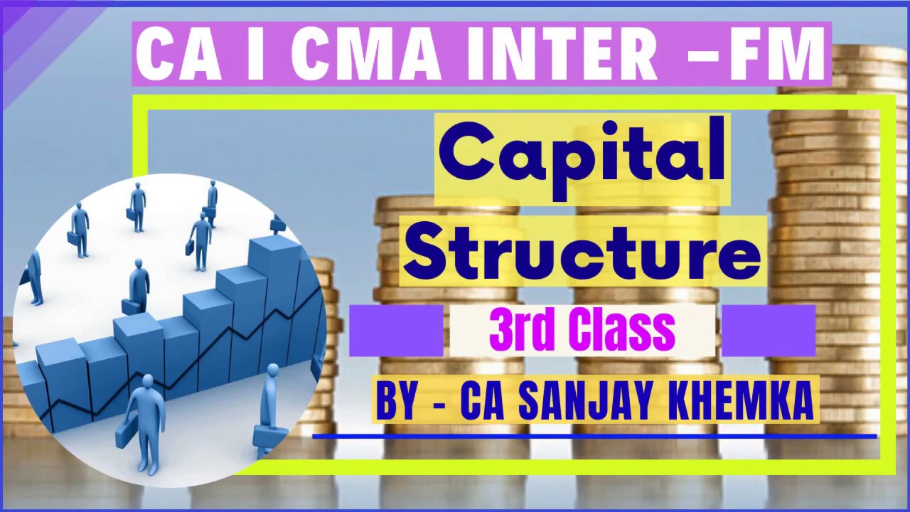 CA | CMA Intermediate Financial Management (FM) Capital Structure ...