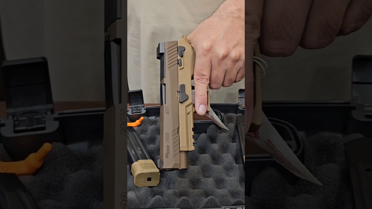 9mm Sig Sauer P320-M17 Pistol. 