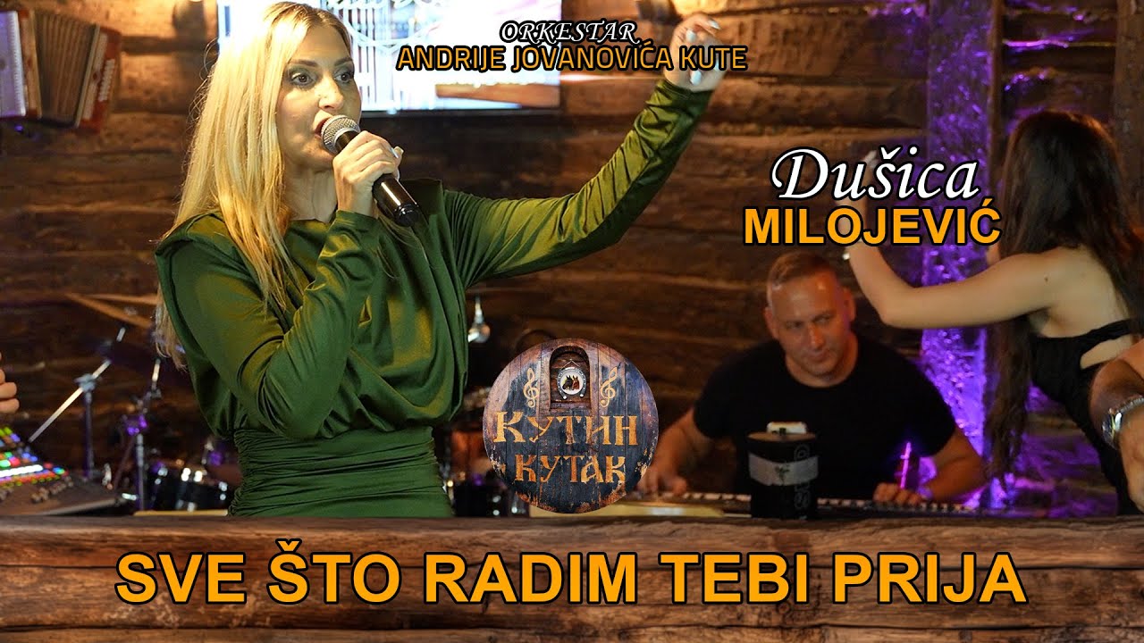 Dusica Milojevic - Sve sto radim tebi prija | uzivo | (Ork. Andrije Jovanovica Kute) KUTIN KUTAK