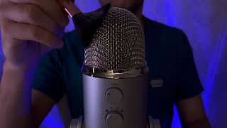 ASMR- [1 HOUR version] MIC BRUSHING, SWIRLING, Brain Melting | Without cover 🧠🤤