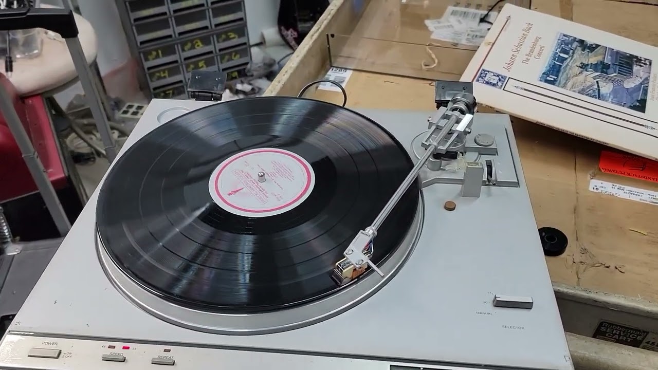 Sony Stereo Turntable PSX45 Test YouTube