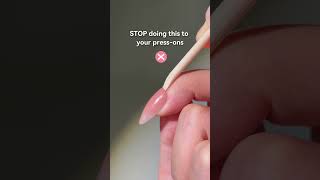 Stop peeling your nails off! 🤣Soak, gently slide off, and say goodbye to peeling.
