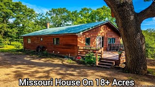 Missouri House On 18 Acres | Country Retreat with Barnstead Setup | MO Real Estate | Aspen Mansions