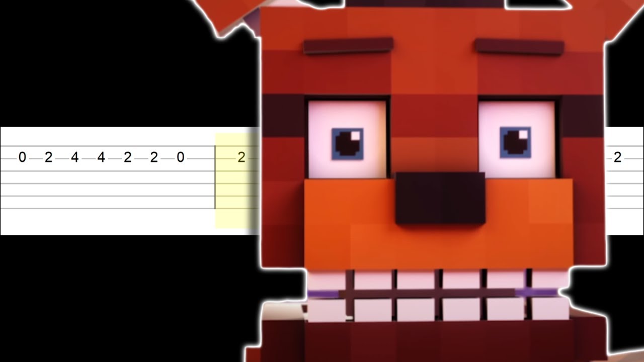 Follow Me" | Minecraft FNAF Animation Music Video (Easy Guitar Tabs ...