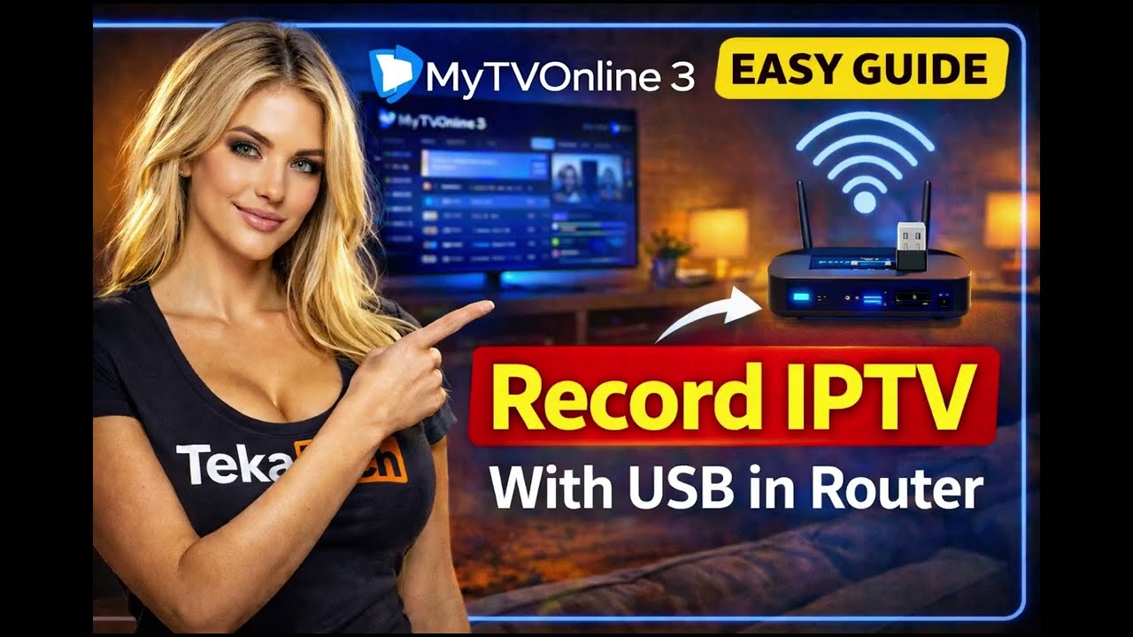 How to Record IPTV on MyTVOnline 3 Using a USB in Your Router (Easy Guide)