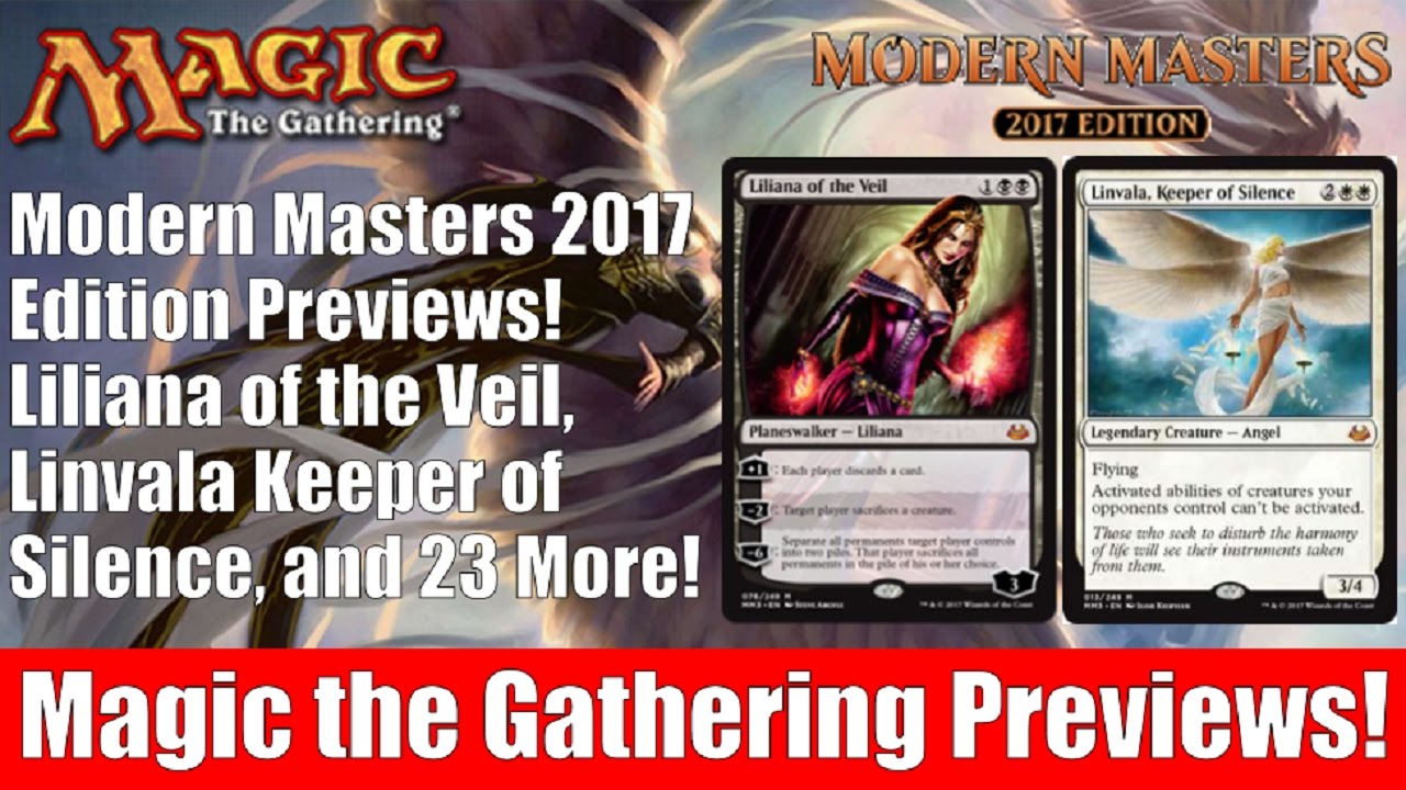 MTG Modern Masters 2017 Previews: Liliana, Linvala, and More!