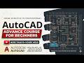 AutoCAD Full Tutorial for Beginners | Start to Finish Project | 11+ Hours
