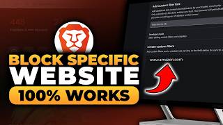 How To Block a Specific Website On Brave (𝟮𝟬𝟮𝟲) | 100% WORKS | NO Yapping, To The Point & EASY