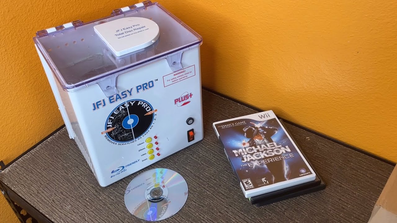 JFJ Easy Pro Scratch repair Disc Resurfacing Video Games, DVDs, CDs