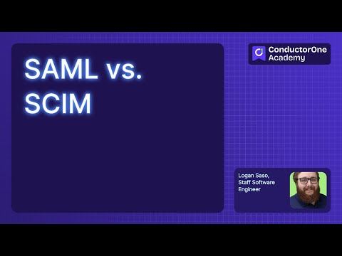 SAML vs.  SCIM