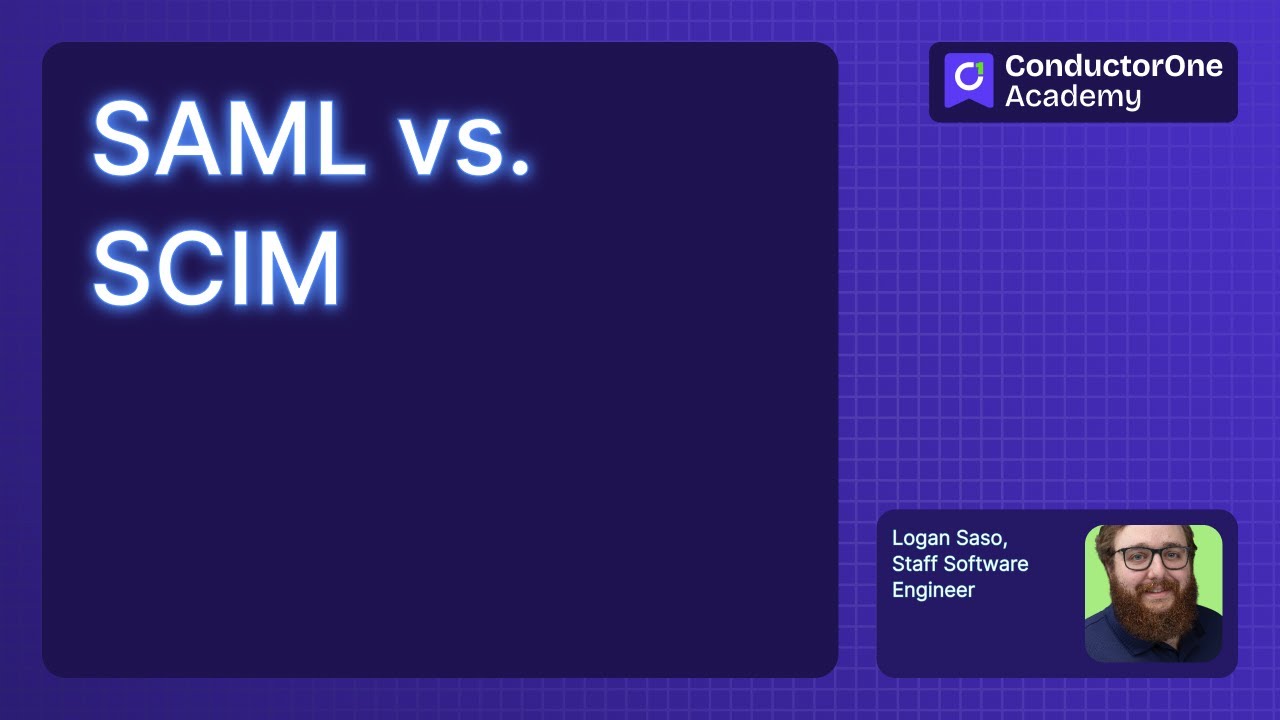 SAML vs.  SCIM