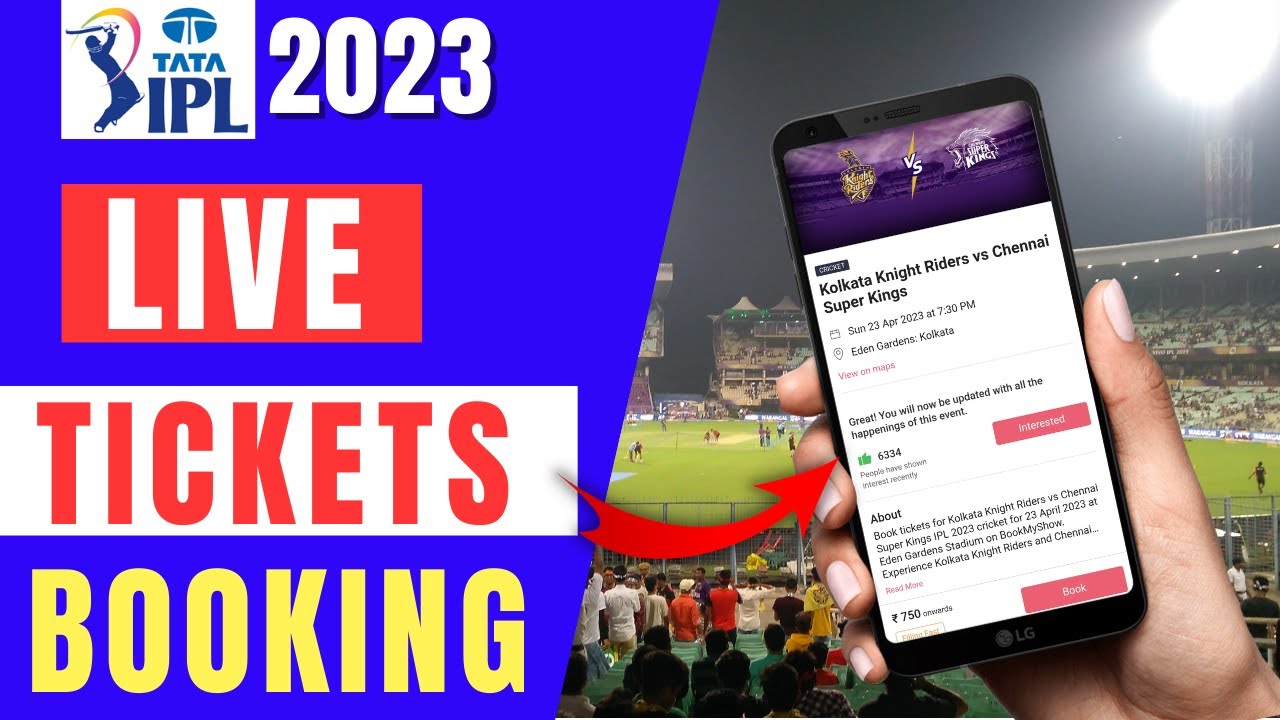 BookMyShow IPL Ticket Booking How To Book IPL Ticket Online 2023