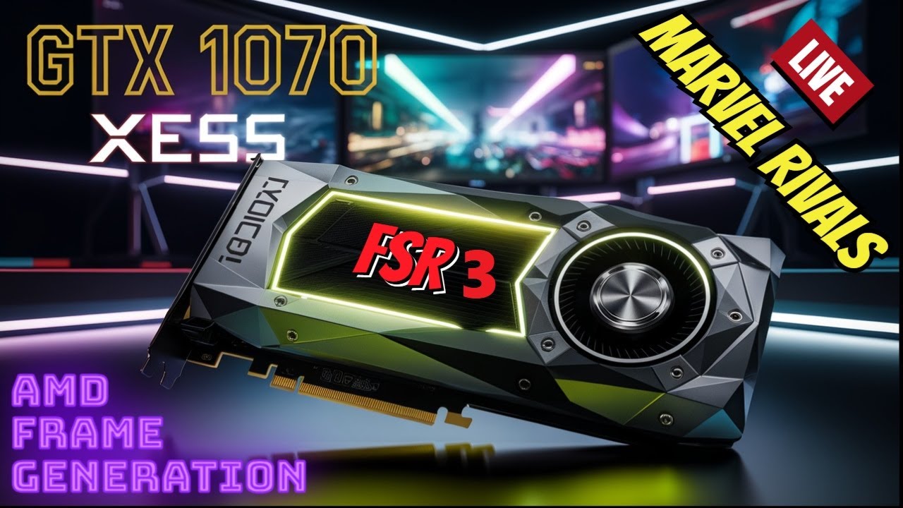 🔴INTEL XESS + AMD FSR3 FRAME GENERATION ON NVIDIA GTX 1070 = GREAT RESULTS (MARVEL RIVALS) PT.2