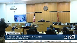 Bonds reduced for three suspects in Preston Lord murder case