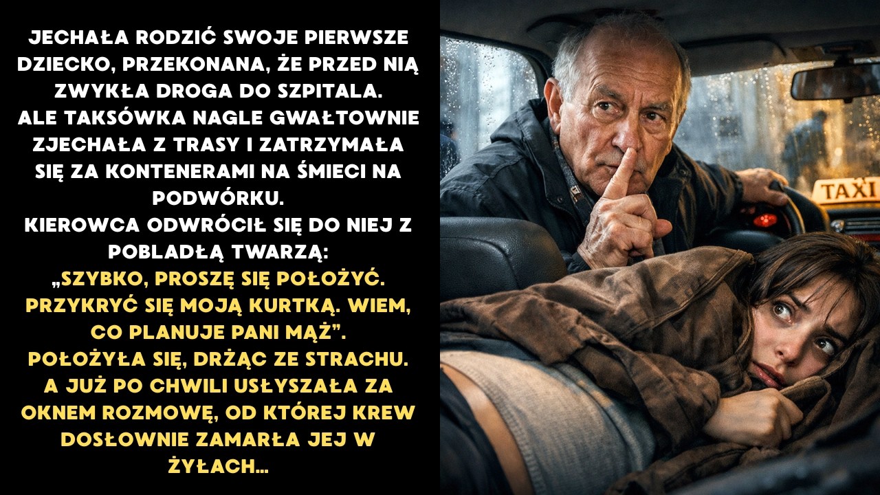 Taksówkarz krzyknął: „Połóż się i nie ruszaj!