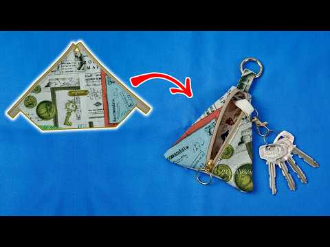 Triangle Keychain Pouch: This Pouch is Acute-ly Amazing! 😆