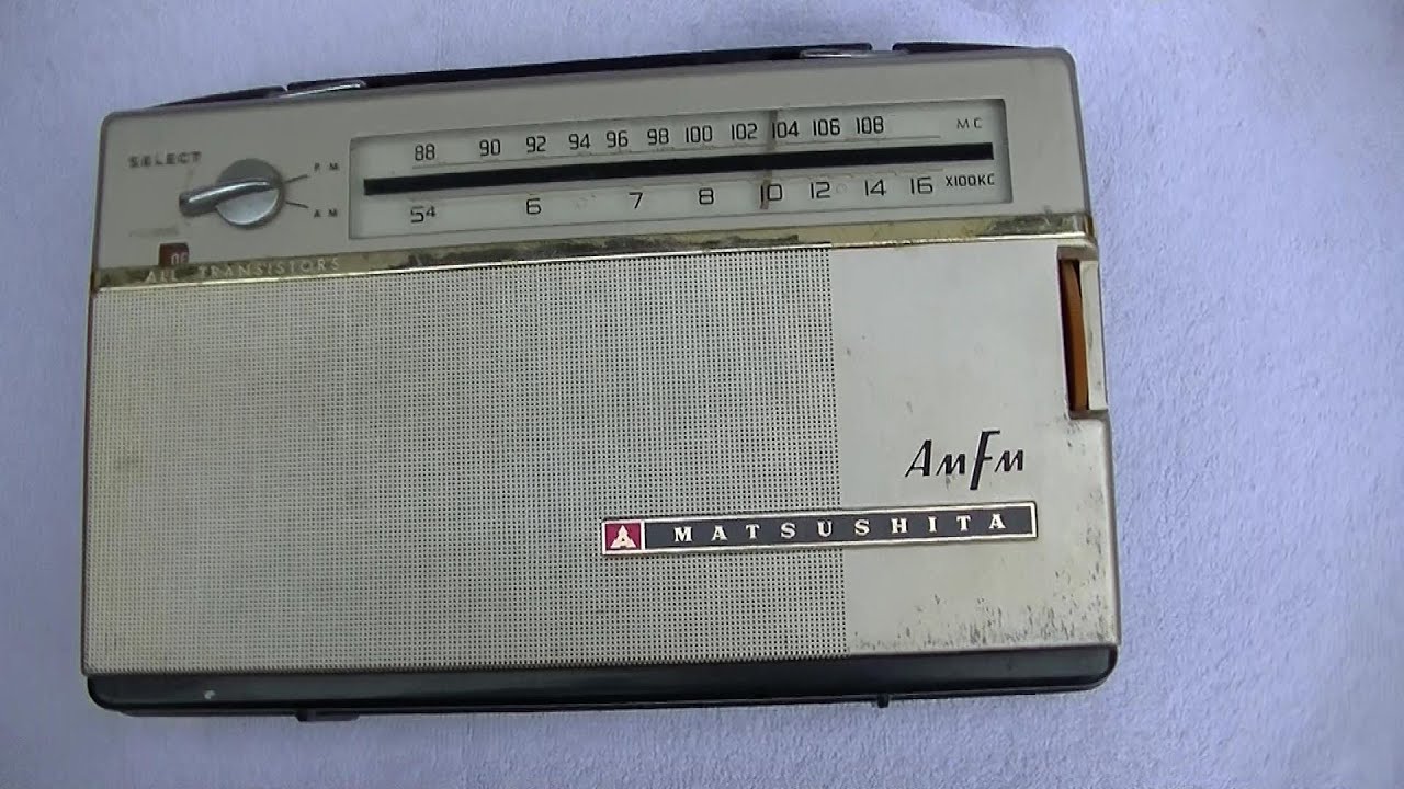 Vintage Pocket AM Radio National Panasonic Matsushita T-601