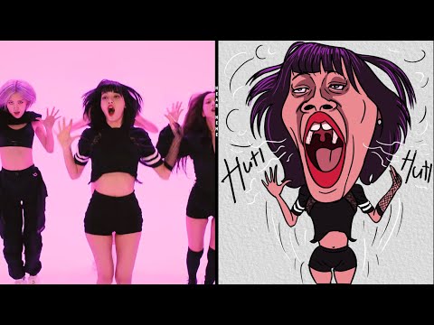 BLACKPINK - 'How You Like That' DANCE PERFORMANCE - DRAWING MEME | HEAR