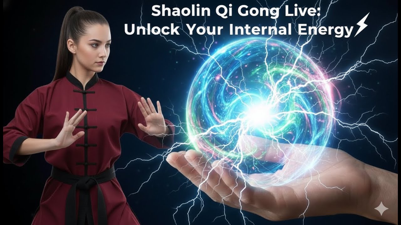 ⛩️ Shaolin Qi Gong Live: Unlock Your Internal Energy ⚡