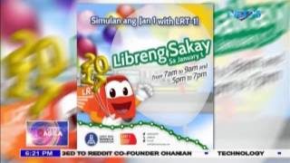 LRT1, may libreng sakay bukas, January 1, 2017