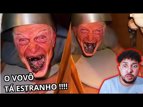 Os TIK TOKs Mais ASSUSTADORES Para Você Ver Com As Luzes Apagadas - react