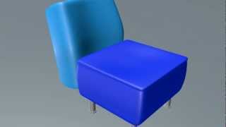 Sessel Cinema 4D Projekt