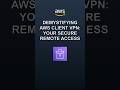 🔑 Unlock Secure Remote Access with AWS Client VPN | 60-Second Networking Tip