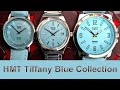 New Watches from HMT - Turquoise Blue/Tiffany Blue Quartz Watches. HMT Tareeq, HMT Pace Ladies Pace.