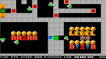 AMIGA NO ONE MINE 16 NOONEMINE 16 NOONE MINE BOULDER DASH BOULDERDASH EMERALD MINES WEB NET CLONE