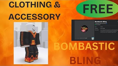 FREE! HOW TO GET BOMBASTIC BLING ACCESSORY FROM ROBLOXIAN HIGHSCHOOL IN 2025 (Roblox Ready Player 2)