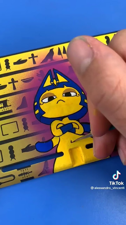 Una nintendo con el estilo de Ankha zone #ankha #animalcrossing #shorts