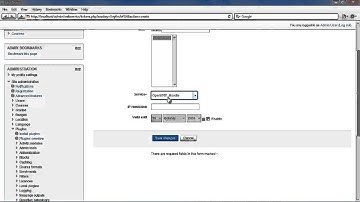 Config Moodle to use web service and connect with OpenERP version 7