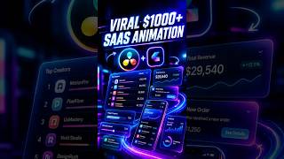 How To Make SaaS Motion Graphics in DaVinci Resolve | Beginner to Pro | UI Animation Edit in DaVinci