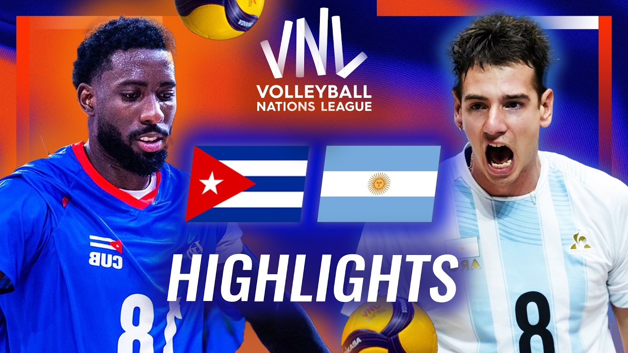 Cuba 🇨🇺 vs. Argentina 🇦🇷 - Highlights | Week 3 | Men's VNL 2026