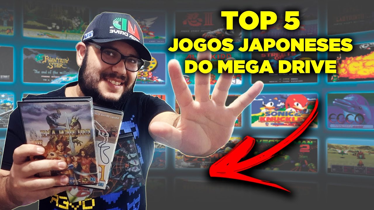 Top Five 5 Jogos Original Mega Drive