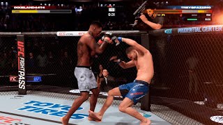 Reinier De Ridder Player Gets Knocked Out!!(UFC 5 Online Ranked)